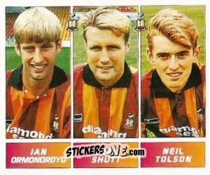 Sticker Ian Ormondroyd / Carl Shutt / Neil Tolson - Football League 96 n. 350 - Panini