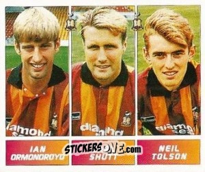 Sticker Ian Ormondroyd / Carl Shutt / Neil Tolson - Football League 96 - Panini