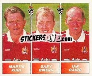 Cromo Martin Kuhl / Gary Owers / Ian Baird - Football League 96 - Panini