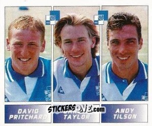 Cromo David Pritchard / Gareth Taylor / Andy Tillson - Football League 96 n. 365 - Panini
