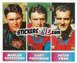 Cromo Marlon Beresford / Gary Parkinson / Peter Swan - Football League 96 - Panini