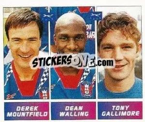 Sticker Derek Mountfield / Dean Walling / Tony Gallimore - Football League 96 - Panini