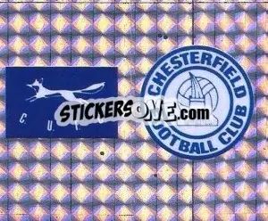 Cromo Badge (Carlisle United - Chesterfield ) - Football League 96 - Panini