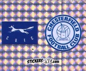 Sticker Badge (Carlisle United - Chesterfield ) - Football League 96 n. 376 - Panini