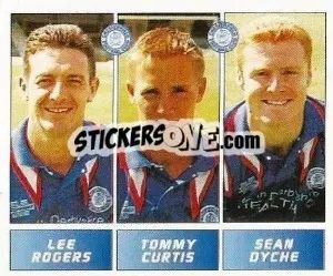 Cromo Lee Rogers / Tommy Curtis / Sean Dyche - Football League 96 - Panini