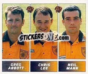 Cromo Greg Abbott / Chris Lee / Neil Mann - Football League 96 - Panini