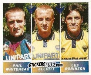 Sticker Phil Whitehead / Matthew Elliott / Les Robinson - Football League 96 n. 396 - Panini