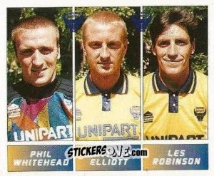 Sticker Phil Whitehead / Matthew Elliott / Les Robinson - Football League 96 - Panini