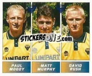 Cromo Paul Moody / Matt Murphy / David Rush - Football League 96 n. 399 - Panini