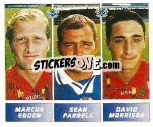 Sticker Marcus Ebdon / Sean Farrell / David Morrison - Football League 96 - Panini