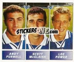 Sticker Andy Furnell / Scott McGleish / Lee Power - Football League 96 - Panini