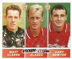 Cromo Matt Clarke / Paul Blades / Gary Bowyer