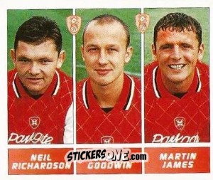 Figurina Neil Richardson / Shaun Goodwin / Martin James - Football League 96 - Panini