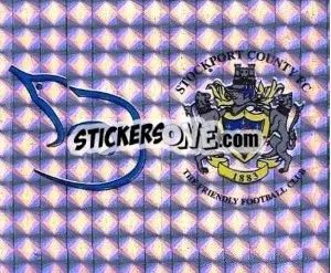 Sticker Badge (Shrewsbury Town - Stockport County ) - Football League 96 - Panini