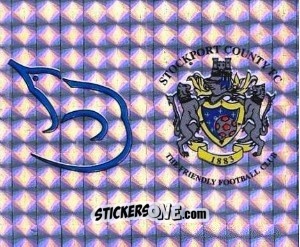 Sticker Badge (Shrewsbury Town - Stockport County )