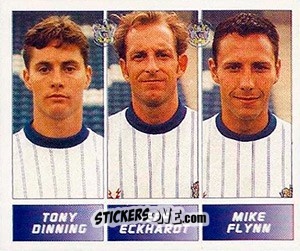 Sticker Tonny Dinning / Jeff Eckhardt / Mike Flynn - Football League 96 n. 416 - Panini