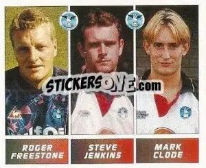 Cromo Roger Freestone / Steve Jenkins / Mark Clode - Football League 96 - Panini