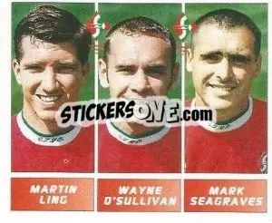 Figurina Martin Ling / Wayne O'Sullivan / Mark Seagraves - Football League 96 - Panini