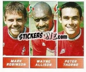 Sticker Mark Robinson / Wayne Allison / Peter Thorne