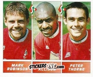 Sticker Mark Robinson / Wayne Allison / Peter Thorne