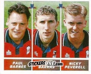 Cromo Paul Barnes / Anthony Barras / Nicky Peverell