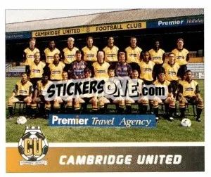 Sticker Cambridge United - Football League 96 - Panini