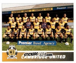 Figurina Cambridge United - Football League 96 n. 447 - Panini