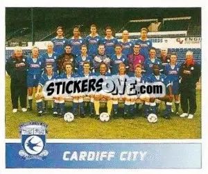 Sticker Cardiff City - Football League 96 - Panini