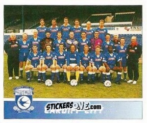 Sticker Cardiff City - Football League 96 - Panini