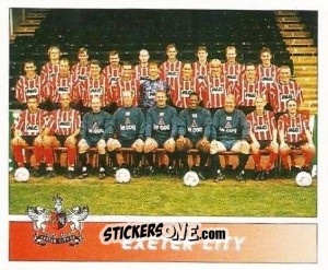 Sticker Exeter City - Football League 96 - Panini