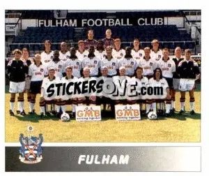 Figurina Fulham - Football League 96 - Panini