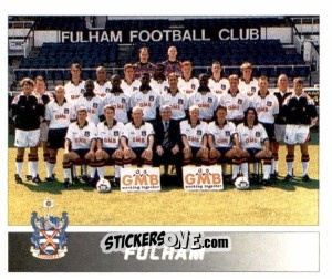 Sticker Fulham - Football League 96 n. 454 - Panini