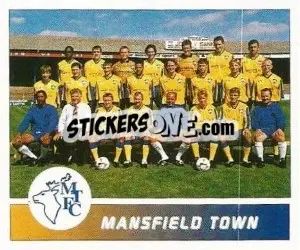 Sticker Mansfield Town - Football League 96 - Panini