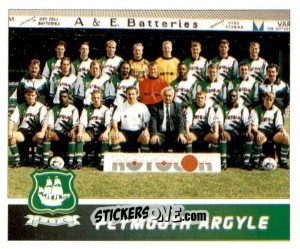 Cromo Plymouth Argyle - Football League 96 - Panini