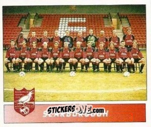 Figurina Scarborough - Football League 96 - Panini