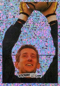 Sticker Edwin van der Sar in game - Oranje Kampioen! n. 7 - Panini