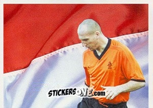 Sticker Jaap Stam in action