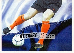 Sticker Jaap Stam in action - Oranje Kampioen! - Panini