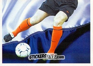 Sticker Jaap Stam in action