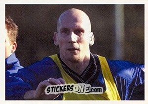 Sticker Jaap Stam in training