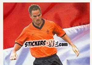 Sticker Frank De Boer in action - Oranje Kampioen! - Panini