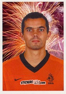 Sticker Phillip Cocu (Portrait) - Oranje Kampioen! n. 51 - Panini