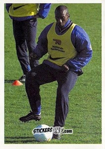 Sticker Jerrel Hasselbaink in training - Oranje Kampioen! - Panini