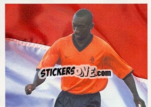 Sticker Jerrel Hasselbaink in action - Oranje Kampioen! - Panini