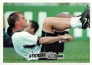Sticker Ronald De Boer in training - Oranje Kampioen! n. 62 - Panini