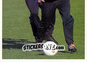 Sticker Marc Overmars in training - Oranje Kampioen! n. 71 - Panini