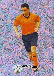 Sticker Marc Overmars in game - Oranje Kampioen! - Panini