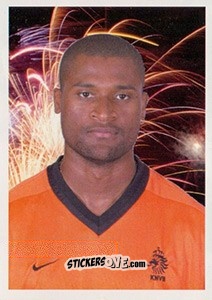 Sticker Winston Bogarde (Portrait) - Oranje Kampioen! n. 90 - Panini
