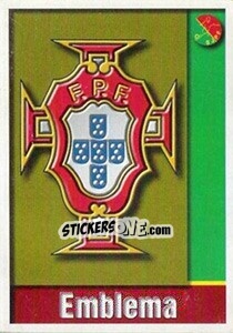 Sticker Emblema - A Caminho do Mundial. Força! Portugal n. 1 - Panini
