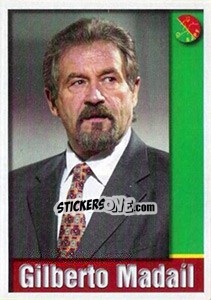 Figurina Gilberto Madaíl - A Caminho do Mundial. Força! Portugal n. 2 - Panini